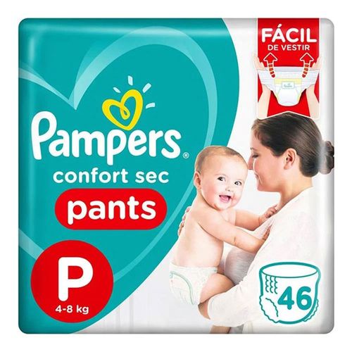 Fralda Descartável Pampers Pants P 46 Unidades