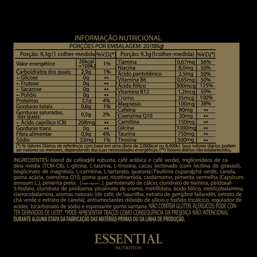 Brainstorm Coffee Essential Nutrition 186g Drogaria