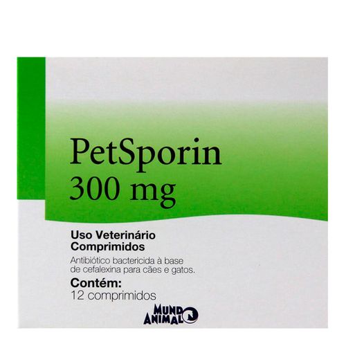 Petsporin 300mg com 12 Comprimidos Petsporin 300mg com 12 Comprimidos