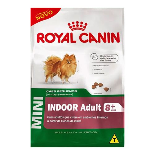 Ração Royal Canin Mini Indoor Adult 8+ Ração Royal Canin Mini Indoor Adult 8+