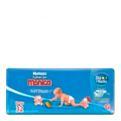 Fralda Descartável Turma da Mônica Soft Touch Grande 32 Unidades Fralda Descartável Turma da Mônica Soft Touch Grande 32 Unidades