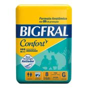 Fralda Geriátrica Bigfral Confort Grande 8 Unidades