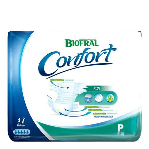 Fralda Geriátrica Biofral Confort Plus P 12 Unidades Fralda Geriátrica Biofral Confort Plus P 12 Unidades
