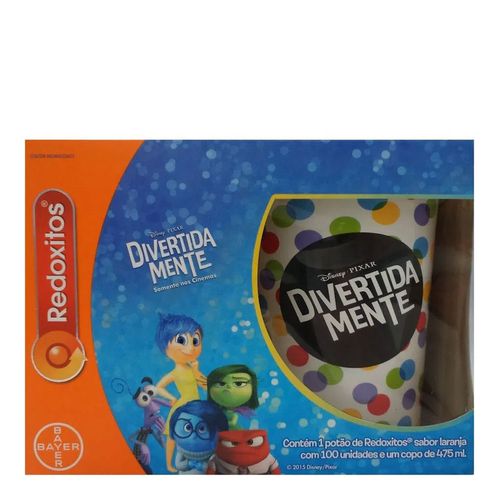 Redoxitos Bayer 100 Unidades Grátis Copo Divertida Mente Muda de Cor Redoxitos Bayer 100 Unidades Grátis Copo Divertida Mente Muda de Cor