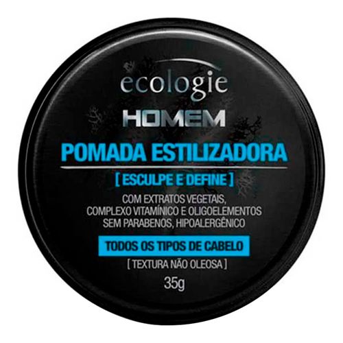 Pomada para Cabelo Estilizadora Ecologie Masculina 35g