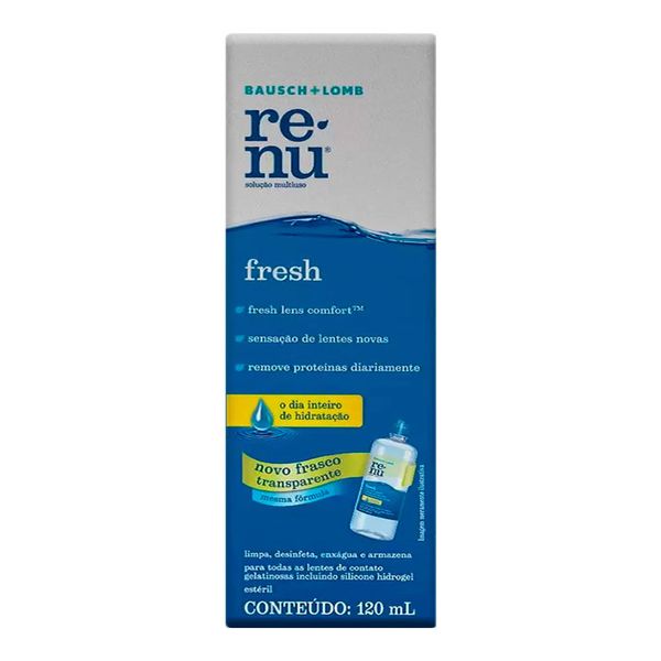 Solução Multiuso Renu Fresh Bausch Lomb 120ml