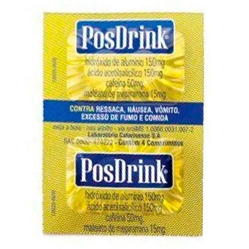 Posdrink De Martin 4 Comprimidos Posdrink De Martin 4 Comprimidos
