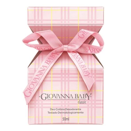 Deo Colônia Giovanna Baby Rosa 50ml