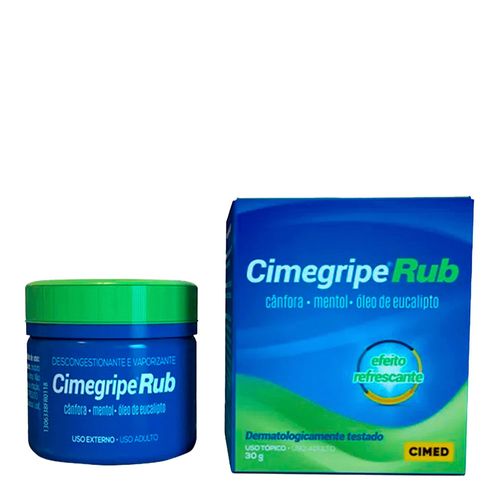 Descongestionante e Vaporizante Cimegripe Rub 30g