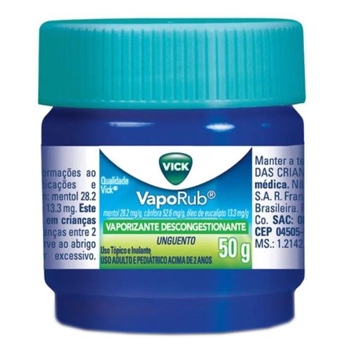 Descongestionante Vick VapoRub 50g
