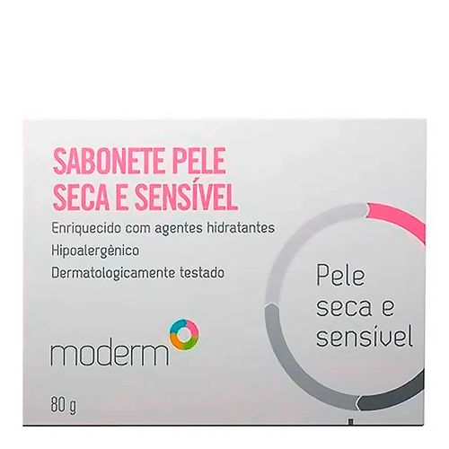 Sabonete Barra Moderm Pele Seca e Sensível 80g Sabonete Barra Moderm Pele Seca e Sensível 80g