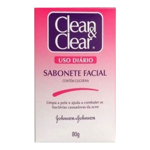 Sabonete Clean & Clear Facial 80g Sabonete Clean & Clear Facial 80g