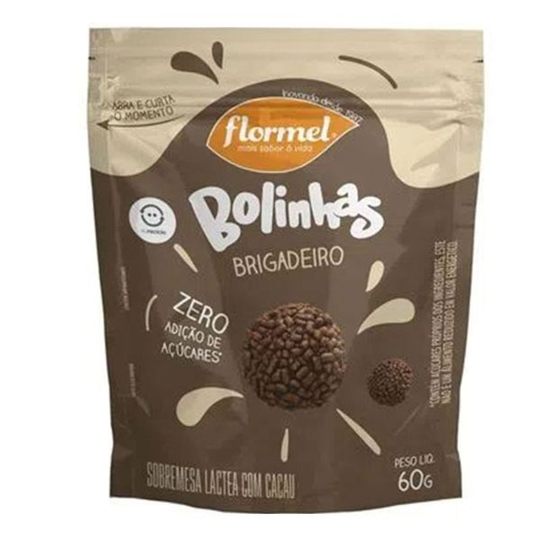 Bolinhas de Brigadeiro Flormel Zero Açúcar 60g