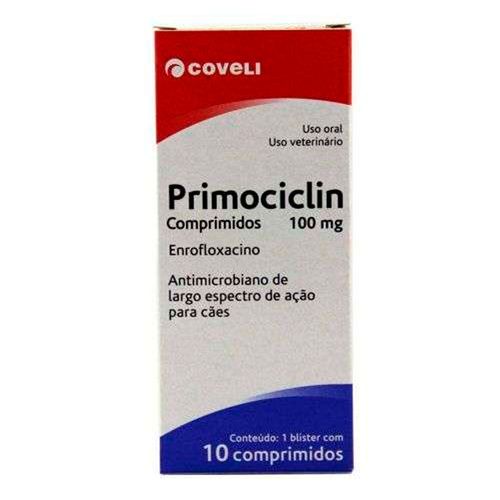 Primociclin 100mg com 10 Comprimidos Primociclin 100mg com 10 Comprimidos