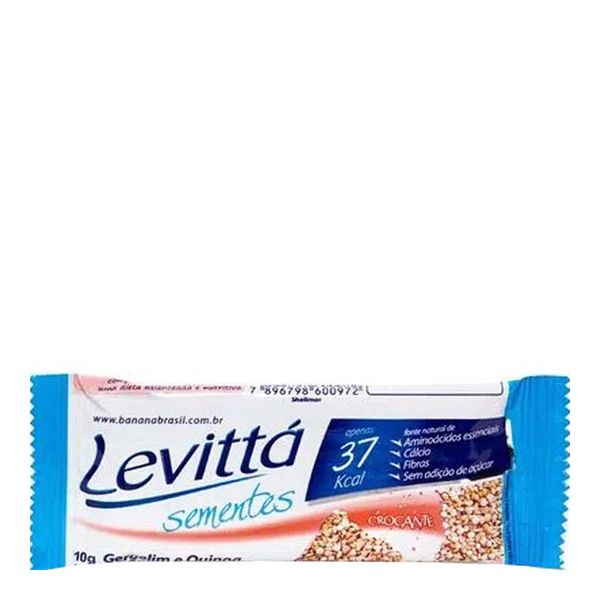 Barra de Sementes Levittá Gergelim e Quinoa 10g