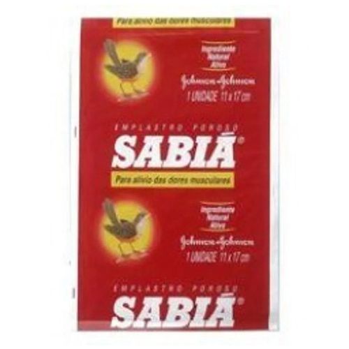 Emplastro Sabiá Genomma C/ 1 Unidade Emplastro Sabiá Genomma C/ 1 Unidade