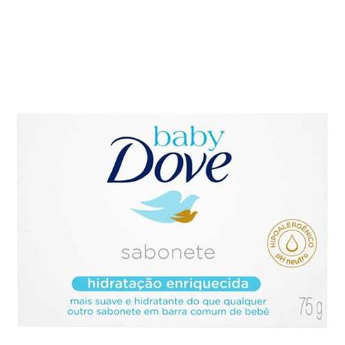 Sabonete Dove Baby Hidratação Enriquecida 4 Unidades
