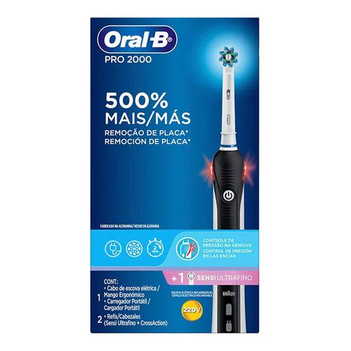 Escova de Dente Elétrica Oral B Pro 220V 1 Unidade