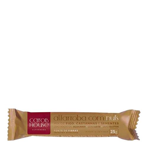 Barrinha Alfarroba Com Nuts Carob House 25g