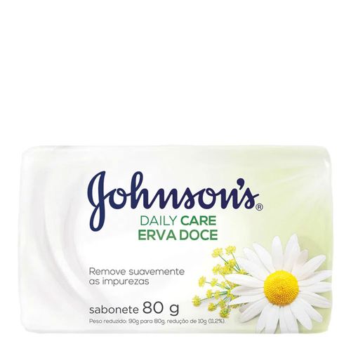 Sabonete Em Barra Johnsons Daily Care Erva Doce 80g Sabonete Em Barra Johnsons Daily Care Erva Doce 80g