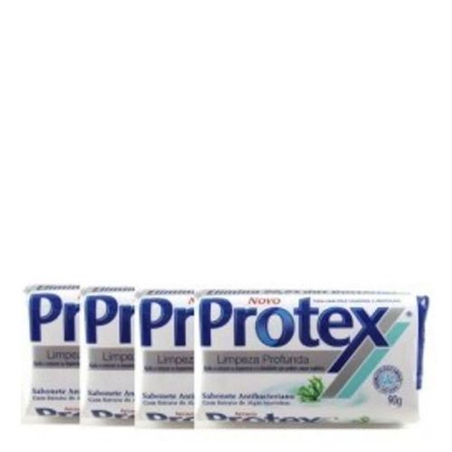 Sabonete em Barra Protex Limpeza Profunda 90g C/ 4 Unidades Sabonete em Barra Protex Limpeza Profunda 90g C/ 4 Unidades