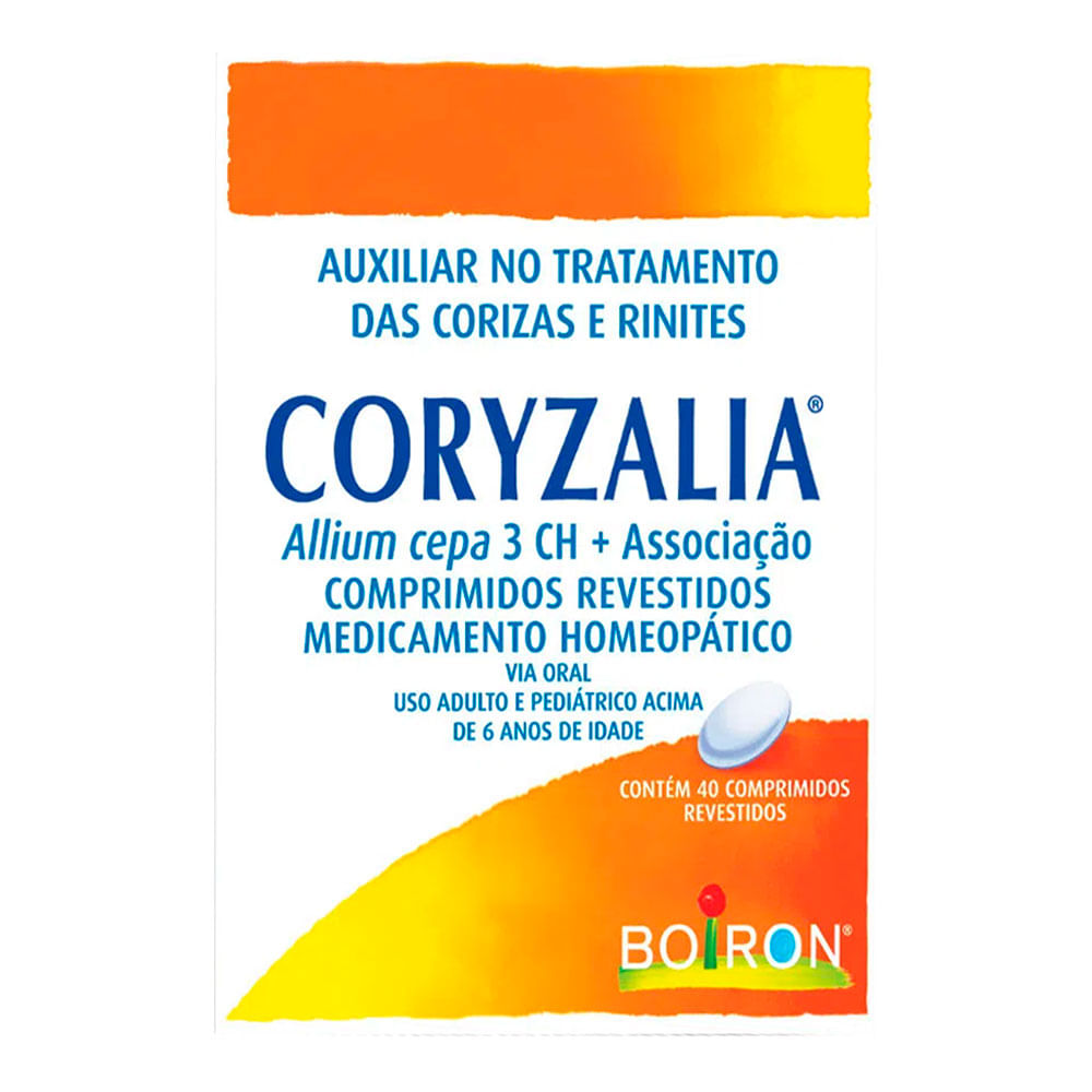 Coryzalia Boiron 40 Comprimidos Drogaria Sao Paulo