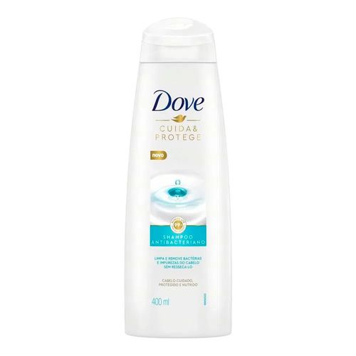 Shampoo Dove Antibacteriano Cuida E Protege 400ml Shampoo Dove Antibacteriano Cuida E Protege 400ml