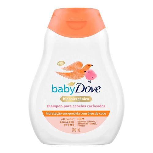 Shampoo Dove Baby Hidratação Enriquecida Cabelos Cacheados 200ml Shampoo Dove Baby Hidratação Enriquecida Cabelos Cacheados 200ml