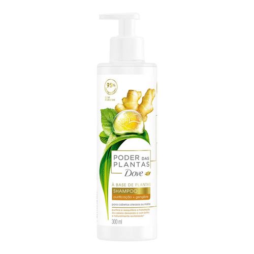 Shampoo Dove Poder das Plantas Purificação + Gengibre 300ml Shampoo Dove Poder das Plantas Purificação + Gengibre 300ml
