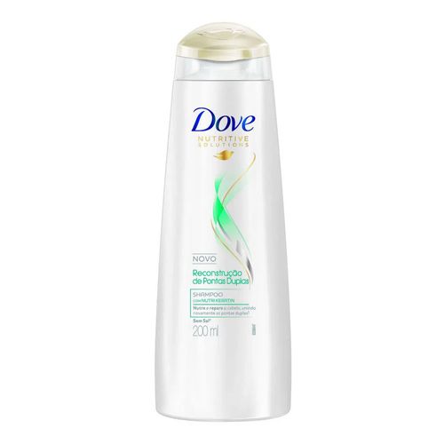 Shampoo Dove Reconstrução de Pontas Duplas 200ml Shampoo Dove Reconstrução de Pontas Duplas 200ml