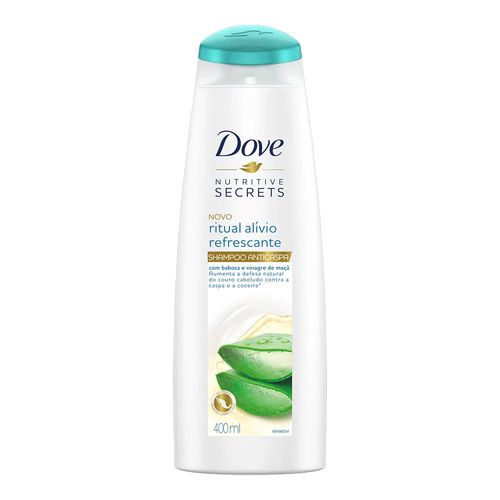Shampoo Dove Ritual Alívio Refrescante Babosa e Vinagre de Maçã 400ml Shampoo Dove Ritual Alívio Refrescante Babosa e Vinagre de Maçã 400ml