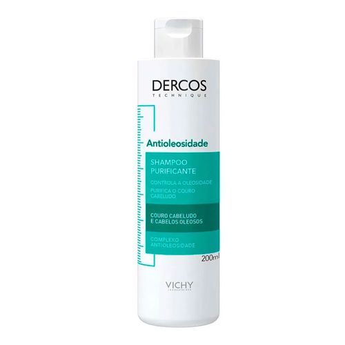 Shampoo Antioleosidade Vichy Dercos Purificante 200ml Shampoo Antioleosidade Vichy Dercos Purificante 200ml