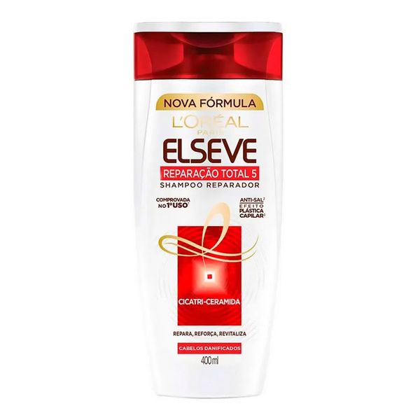 Shampoo Elseve L'Oréal Paris Reparação Total 5+ 400ml
