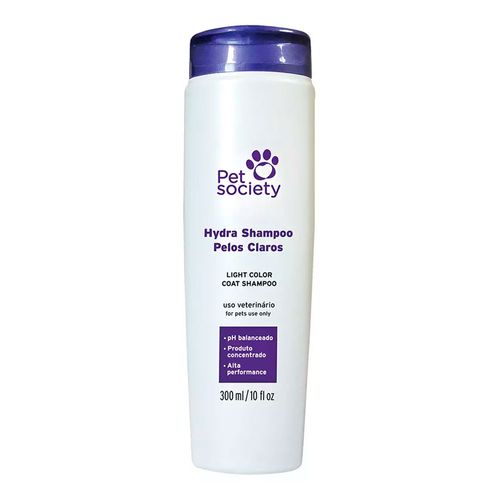 shampoo-pet-society-hydra-pelos-claros-caes-e-gatos-300ml shampoo-pet-society-hydra-pelos-claros-caes-e-gatos-300ml