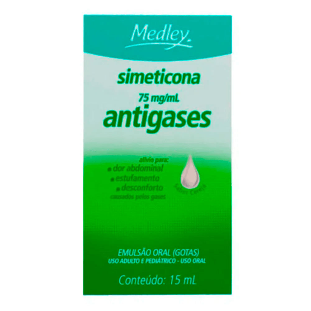 Antigases Simeticona 75mg/ml Genérico Medley 15ml
