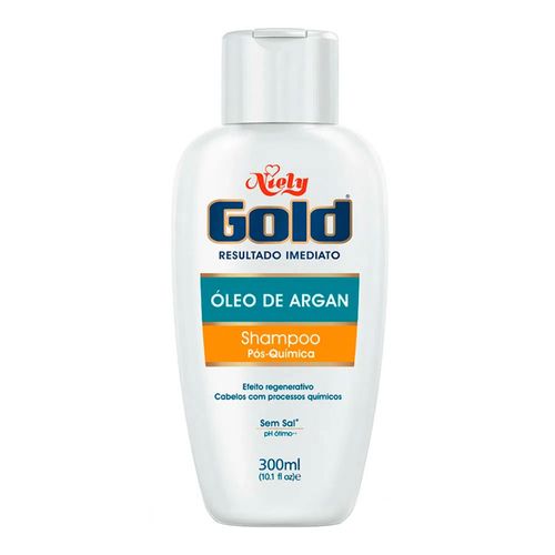 Shampoo Niely Gold Pós Química 300ml Shampoo Niely Gold Pós Química 300ml