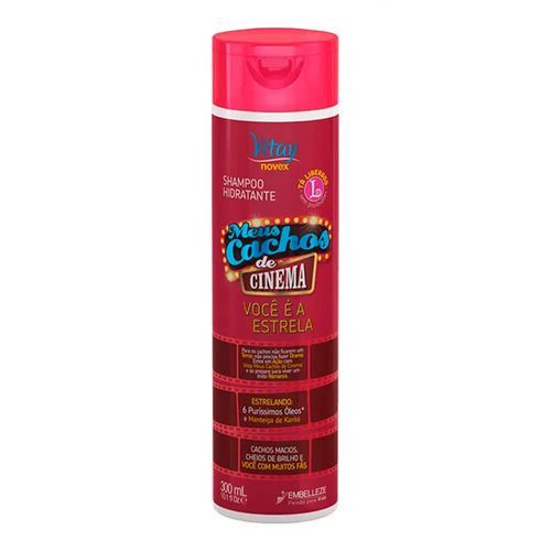 Shampoo Novex Vitay Meus Cachos De Cinema 300ml Shampoo Novex Vitay Meus Cachos De Cinema 300ml