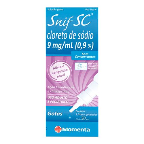 Snif Sc Gotas 0,9% Eurofarma 50ml Snif Sc Gotas 0,9% Eurofarma 50ml