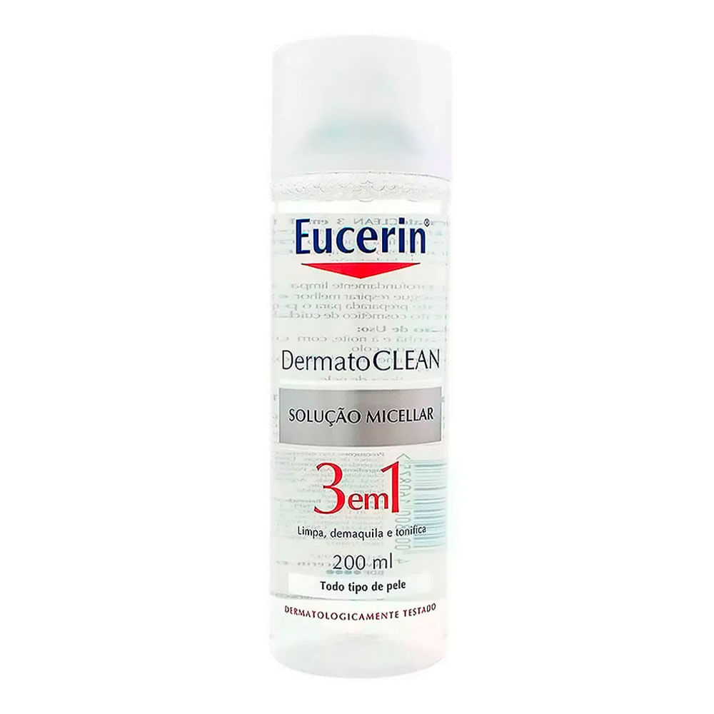 Solução Micelar Eucerin Dermatoclean 3 em 1 200ml