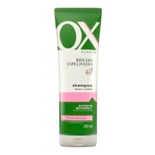 Shampoo OX Plants Brilho Espelhado 240ml Shampoo OX Plants Brilho Espelhado 240ml