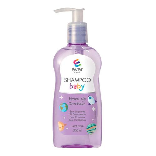 Shampoo-Ever-Care-Baby-Hora-De-Dormir-Lavanda-200ml Shampoo-Ever-Care-Baby-Hora-De-Dormir-Lavanda-200ml