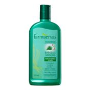 Shampoo Farmaervas Babosa E Ginseng Cabelos Normais A Secos 320ml