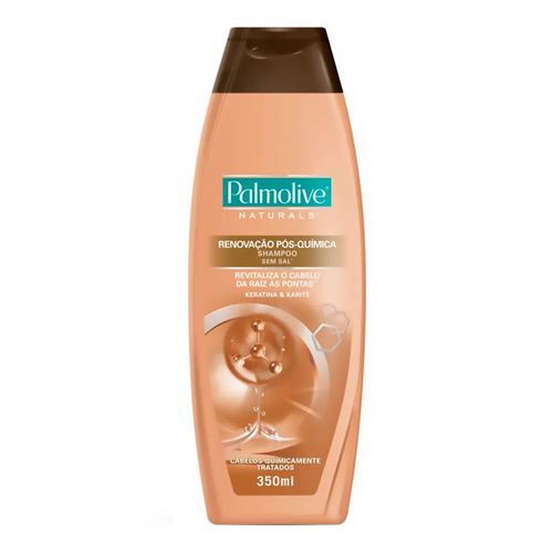 Shampoo Palmolive Naturals Renovação Pós Química 350ml Shampoo Palmolive Naturals Renovação Pós Química 350ml