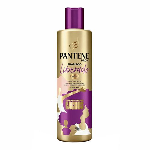 Shampoo Pantene Unidas Pelos Cachos 270ml Shampoo Pantene Unidas Pelos Cachos 270ml
