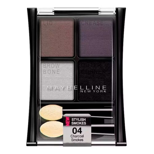 Sombra Maybelline Quads 04 Charcoal Smokes Sombra Maybelline Quads 04 Charcoal Smokes