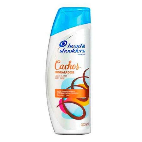 Shampoo Head & Shoulders Cachos Hidratados Óleo De Coco 200ml Shampoo Head & Shoulders Cachos Hidratados Óleo De Coco 200ml