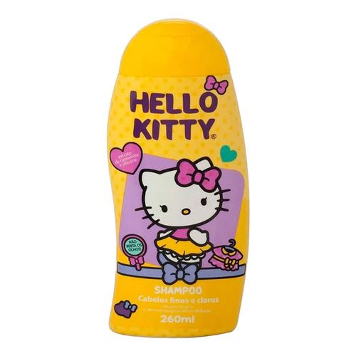 Shampoo Hello Kitty Cabelos Finos e Claros 260ml Shampoo Hello Kitty Cabelos Finos e Claros 260ml