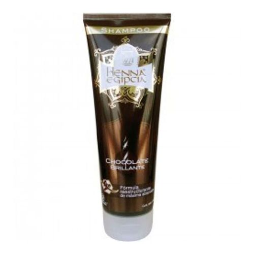 Shampoo Henna Egipcia Chocolate Brilhante 250ml