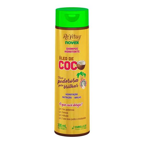 Shampoo Hidratante Revitay Novex Óleo de Coco 300ml