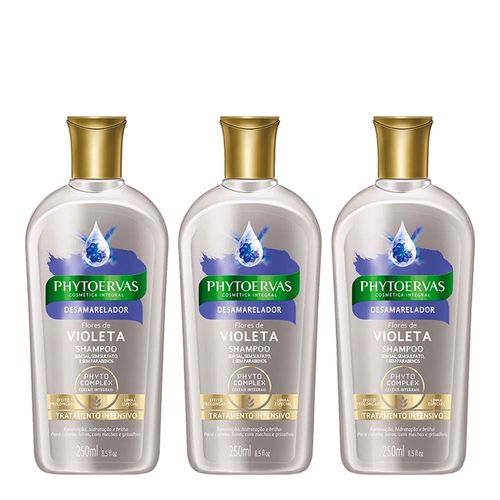 Shampoo Phytoervas Violeta Desamarelador 250ml 2 Unidades + Condicionador Shampoo Phytoervas Violeta Desamarelador 250ml 2 Unidades + Condicionador